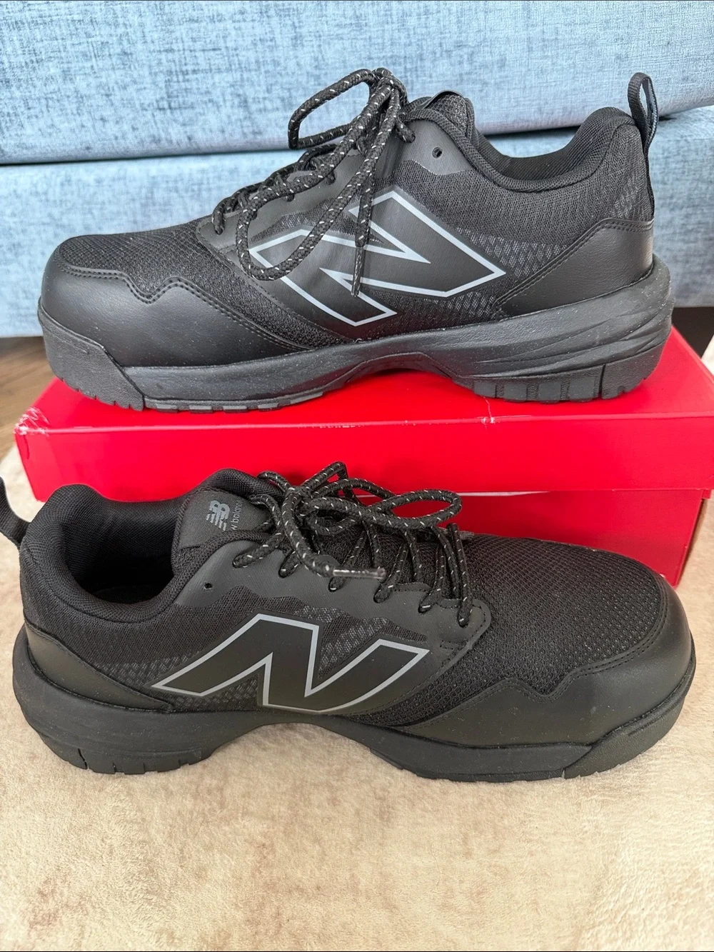 New Balance Men's Composite Toes Quickshift Black Work Shoes